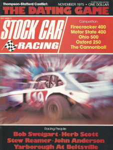 STOCK CAR RACING 1975 NOV -  SPRUELL, R. PETTY, MYRTLE, Sweigart, Scott, Reamer